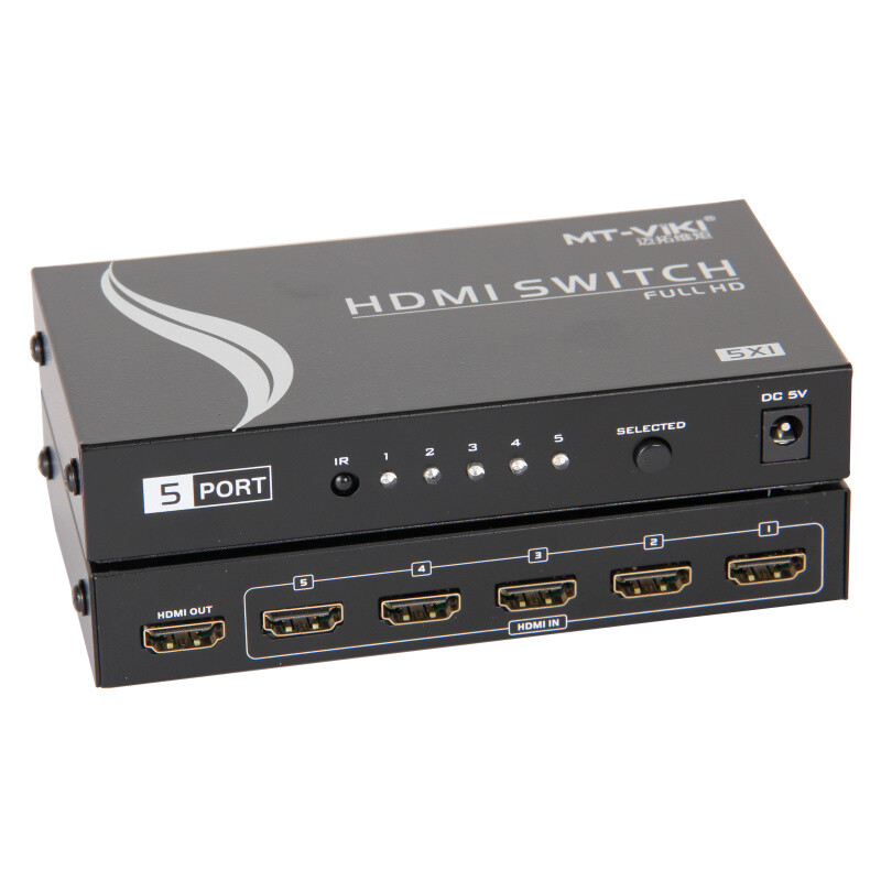 高效信号管理利器 迈拓维矩MT-SW501MH 5进1出HDMI切换器使用体验